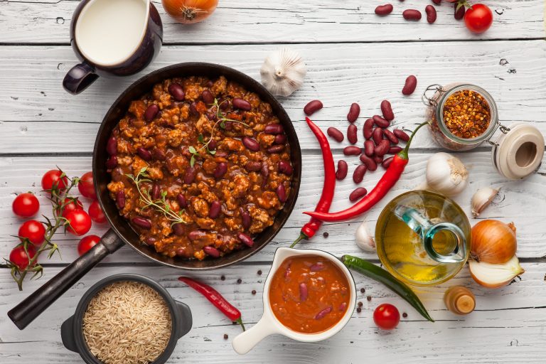 Recette chili con carne