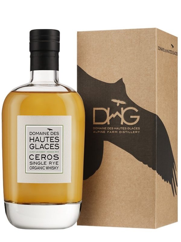 Domaine des Hautes Glaces CEROS, single rye organic whisky 53%