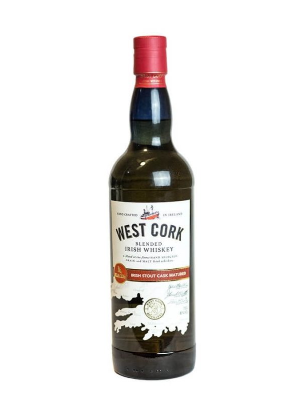 WEST CORK Stout Cask Matured, whisky 40%