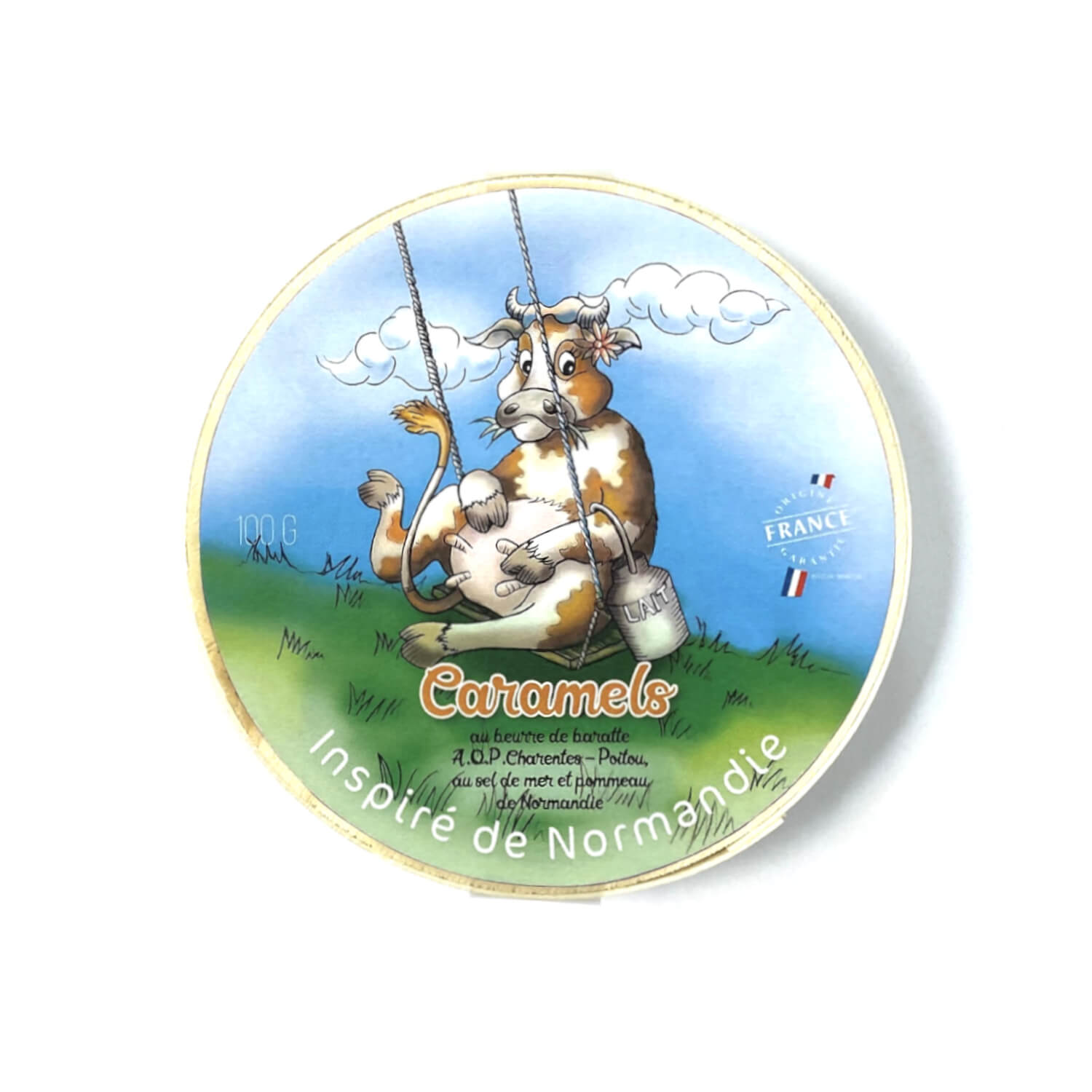 Caramels au sel et pommeau Normand