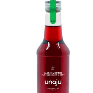 Unaju boisson bio pétillante cassis menthe 25clUnaju boisson bio pétillante cassis menthe 25cl