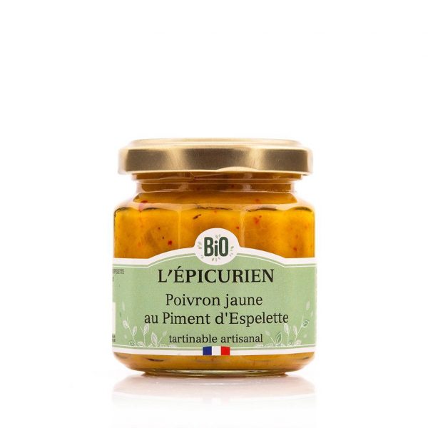L'ÉPICURIEN Poivron jaune au Piment d'Espelette, tartinable Bio