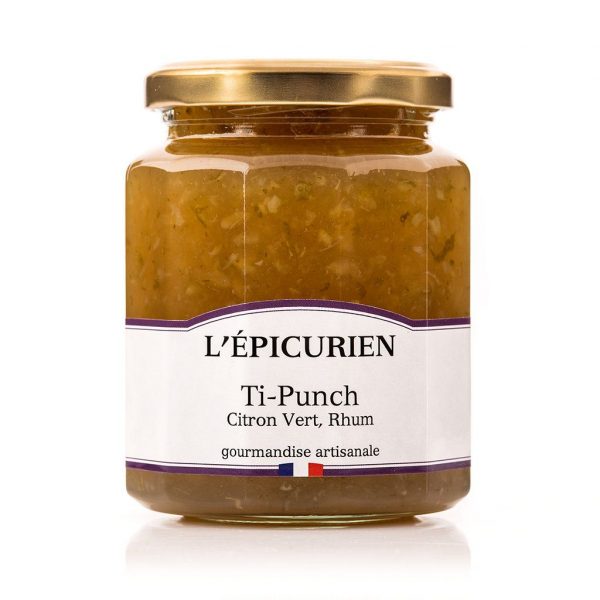L'ÉPICURIEN, Confiture Ti-Punch, citron vert, rhum