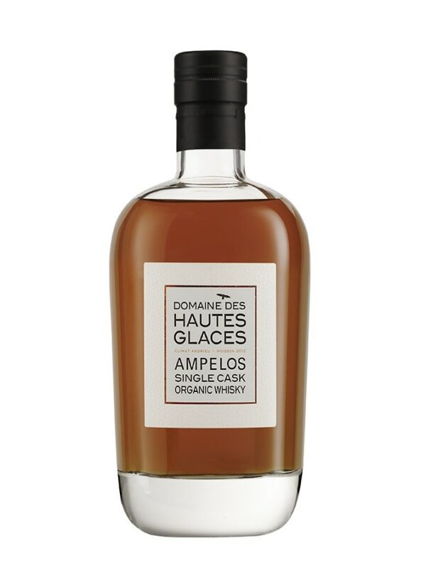 Domaine des Hautes Glaces, AMPELOS, single cask organic whisky 49.5%