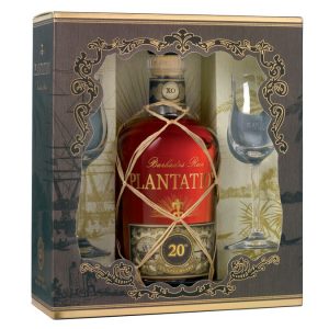 PLANTATION Rum XO 20th Anniversary +2 verresPLANTATION Rum XO 20TH anniversary+2 verres