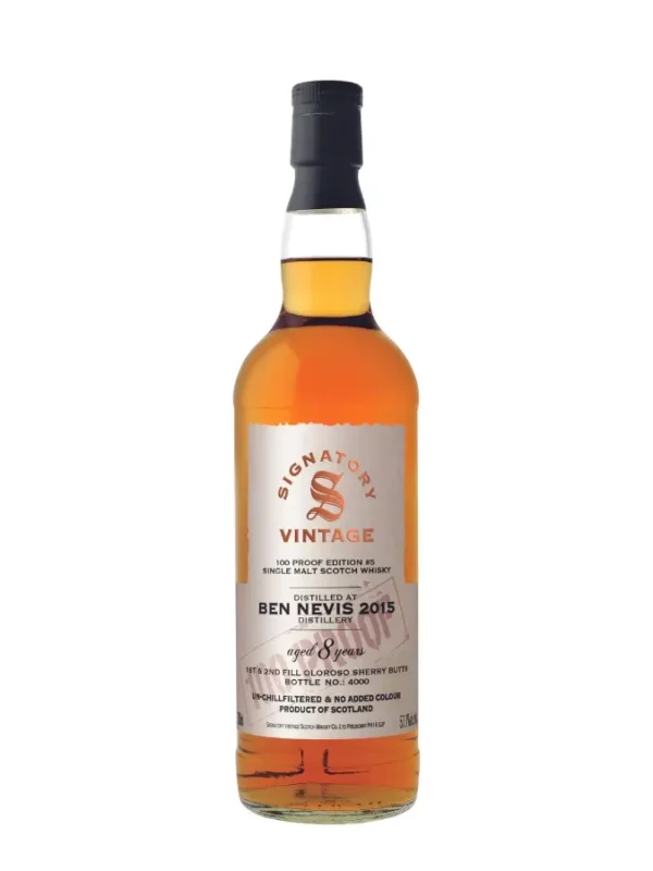 BEN NEVIS 8 ans 2015, single malt whisky SV