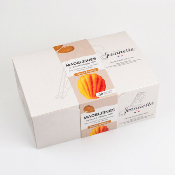 Jeannette, Madeleines saveur amande boite de 10