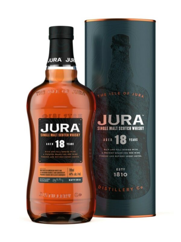 JURA 18 ans, single malt whisky 44%, Ecosse