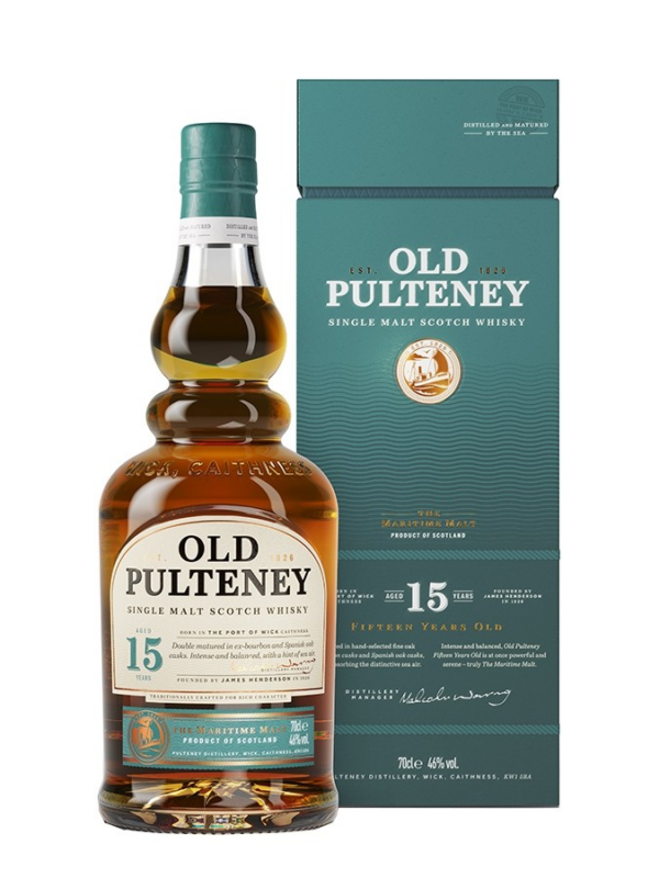Old Pulteney 15 ans, single malt whisky Ecosse