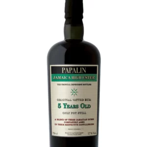 PAPALIN 5 ans Jamaica High Ester Overproof, rhum 57%PAPALIN 5 ans high ester OVERPROOF rhum Jamaïque