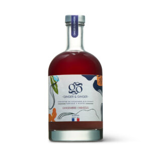 Jus de gingembre et hibiscus Bio