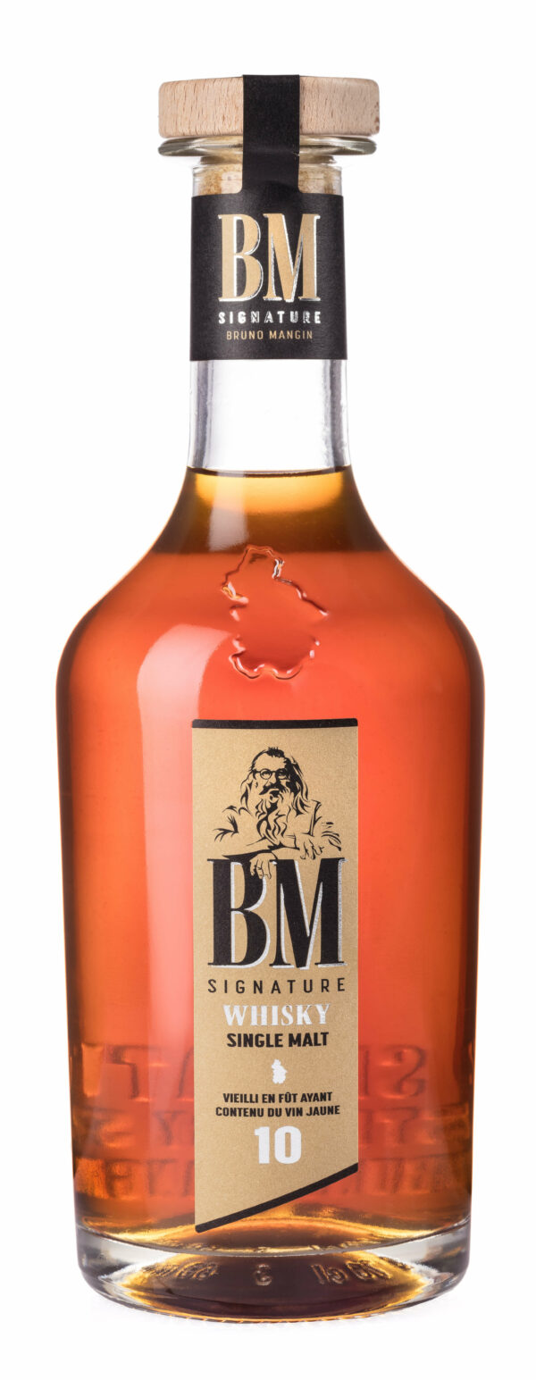 BM Signature whisky single malt, vin jaune 10 ans