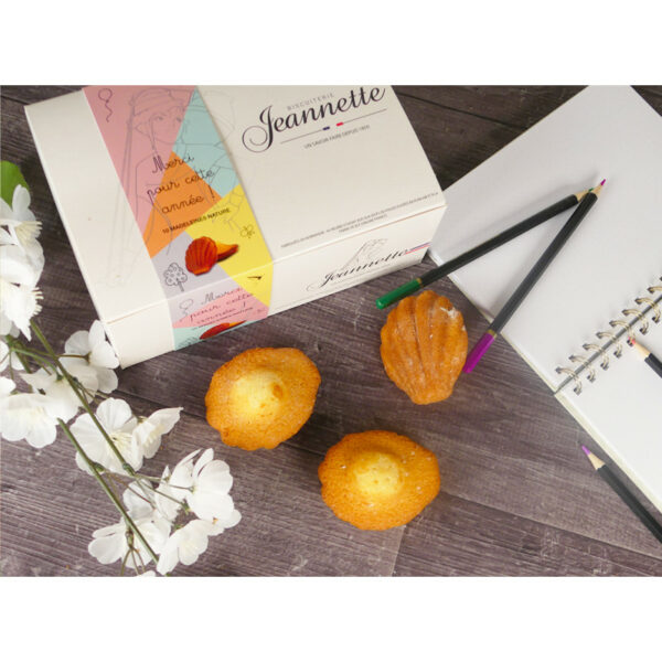 Madeleines nature "cadeau maîtresse"