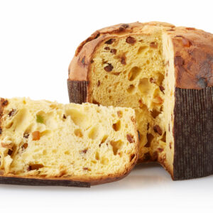 PANETTONE ToscanePanettone artisanal Toscane – Région du Prato avec raisins secs et agrumes confits, disponible en 500g et 1kg.