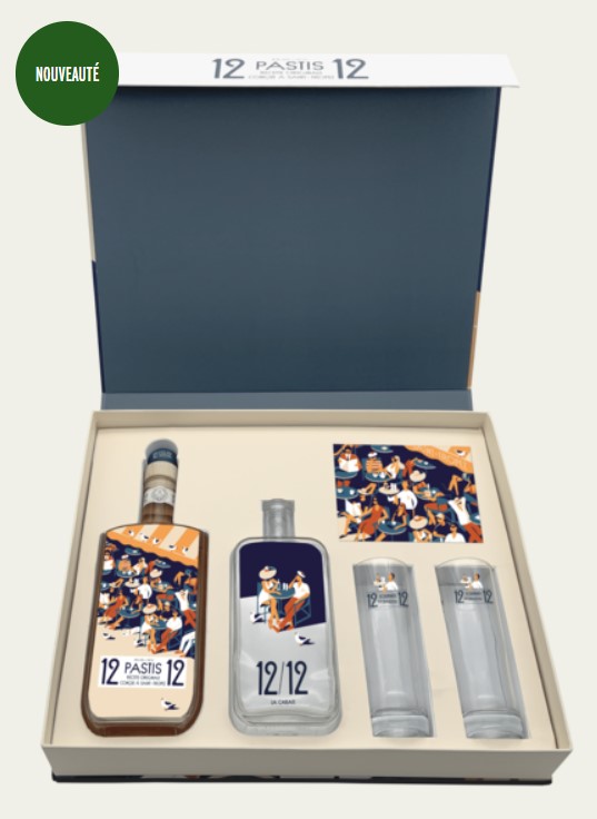 PASTIS 12 12 Coffret Carafe 2 Verres Coffret Offrir PASTIS 12 12 Coffret Carafe 2 Verres Coffret Offrir