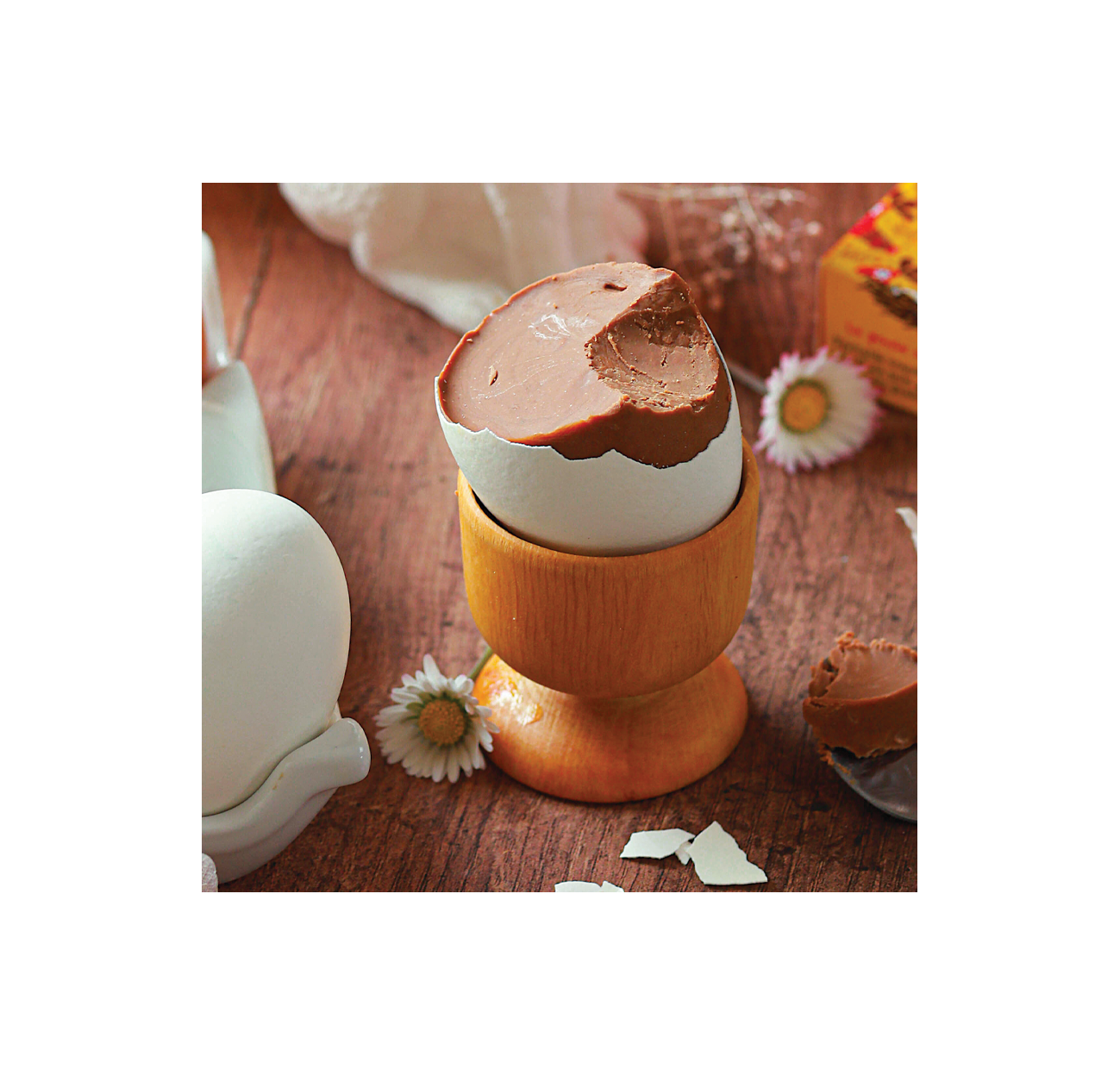 Œuf Coquille au chocolat au lait praliné
