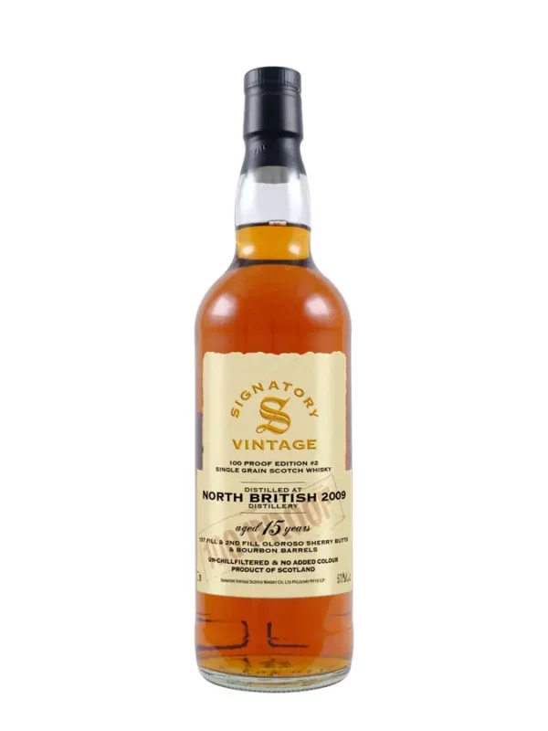 North British 2009 100 proof signatory vintage whisky 57,1%