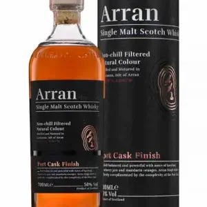 ARRAN Port Cask Finish, whisky 50%ARRAN Single malt whisky Port Cask Finish