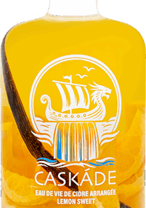CASKÁDE, Lemon Sweet, Eau de vie de Cidre arrangée 30%eau de vie de cidre citron vanille 50cl