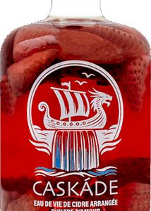 CASKÁDE, Philtre D'Amour, Eau de vie de Cidre arrangée 30%eau de vie de cidre fraise framboise 50cl