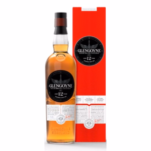 Glengoyne 12 ans single malt 43%Bouteille de whisky écossais Glengoyne 12 ans Single Malt 43 %