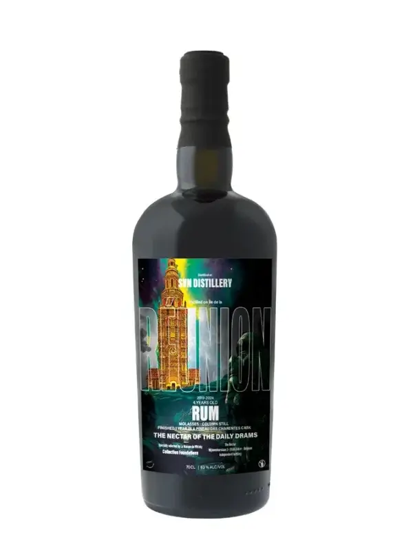 RÉUNION 4 ans 2019 Ex Pineau Foundations The Nectar, rhum 63%,