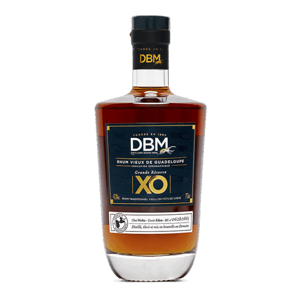 DBM Rhum vieux de Guadeloupe grande réserve XO