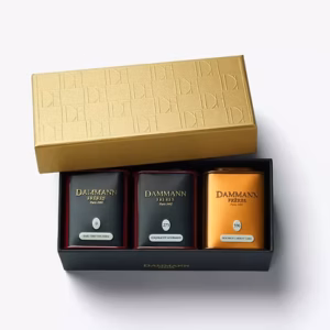Coffret Jardin gourmandCoffret Jardin Gourmand – trio de thés parfumés – Pomme d’Ambre